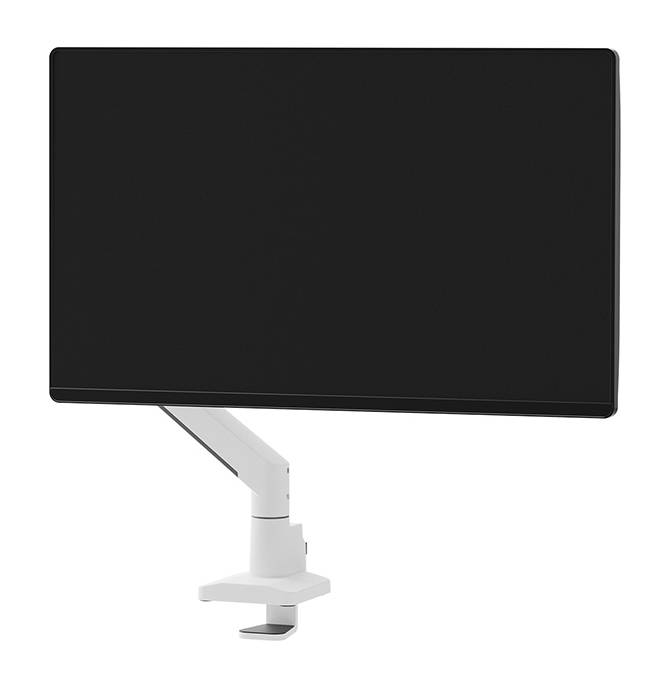 Rca Informatique - image du produit : NEXT SLIM DESK MOUNT SINGLE DISPLAY TOPFIX CLAMP/GROMM WHITE