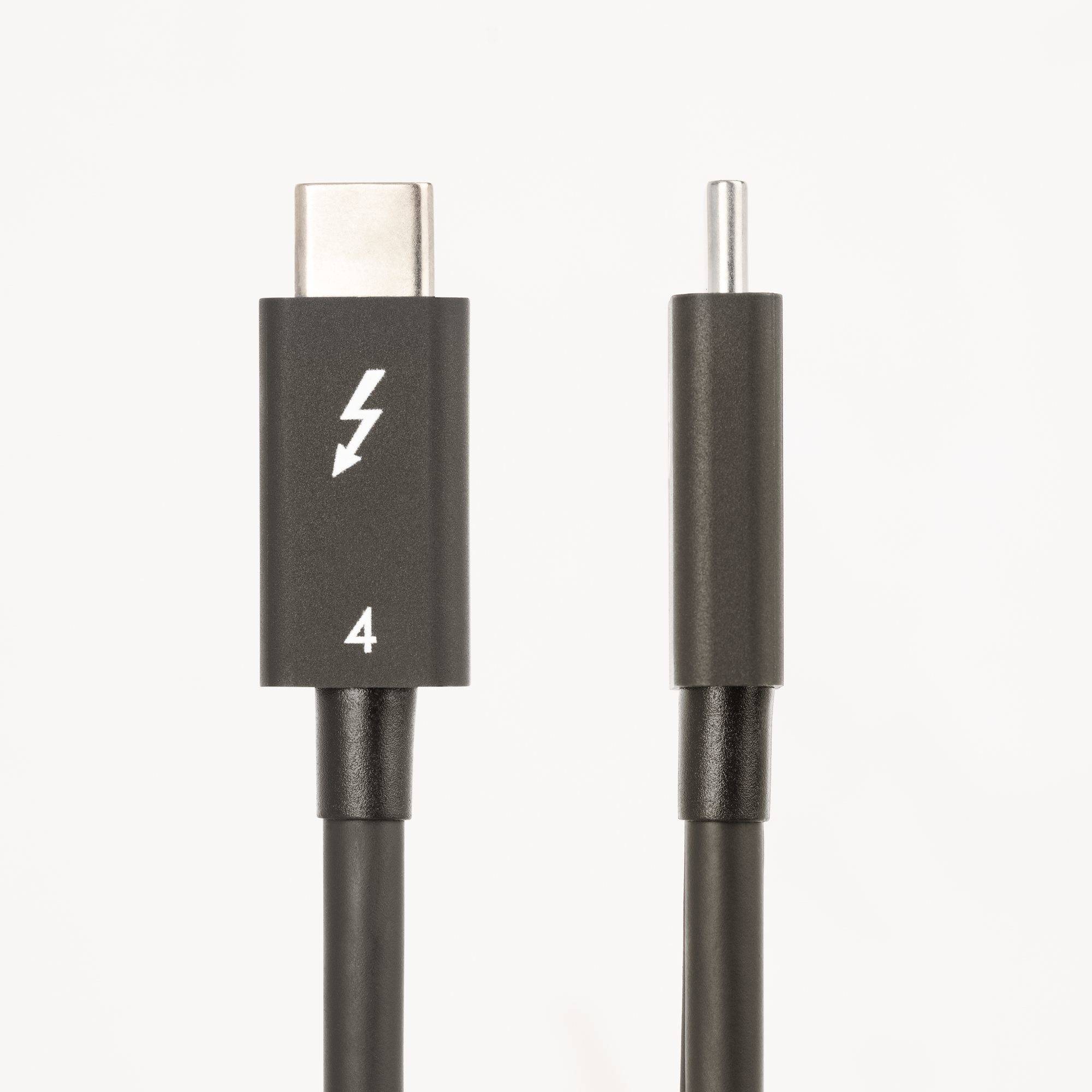 Rca Informatique - image du produit : 1.6FT THUNDERBOLT 4 CABLE - INTEL-CERTIFIED 40GBPS 100W PD