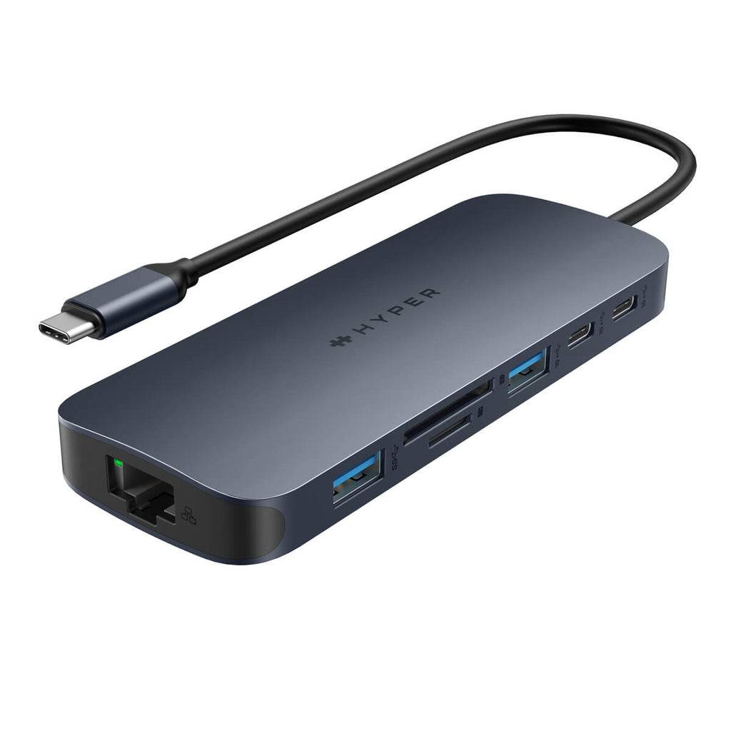 Rca Informatique - Image du produit : HYPERDRIVE ECOSMART GEN.2 DUAL HDMI USB-C 11IN1 HUB 140W