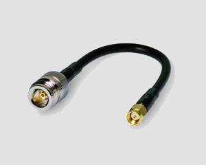 Rca Informatique - Image du produit : JUMPER CABLE 50 OHM N FEMALE(JACK) TO SMA MALE(PLUG)