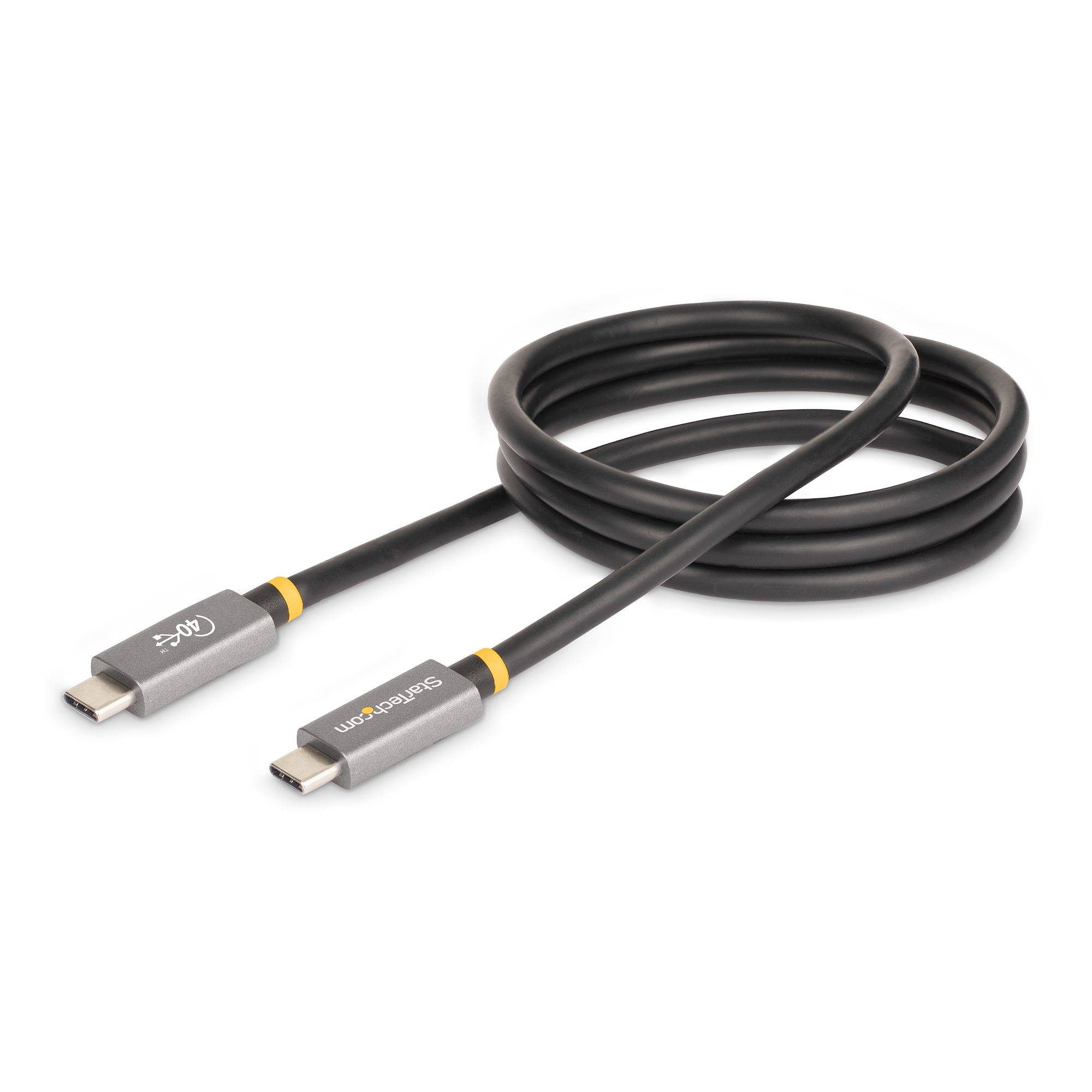 Rca Informatique - image du produit : 3FT USB4 CABLE USB-IF CERTIFIED THUNDERBOLT 4/3 OVER USB TYPE-C