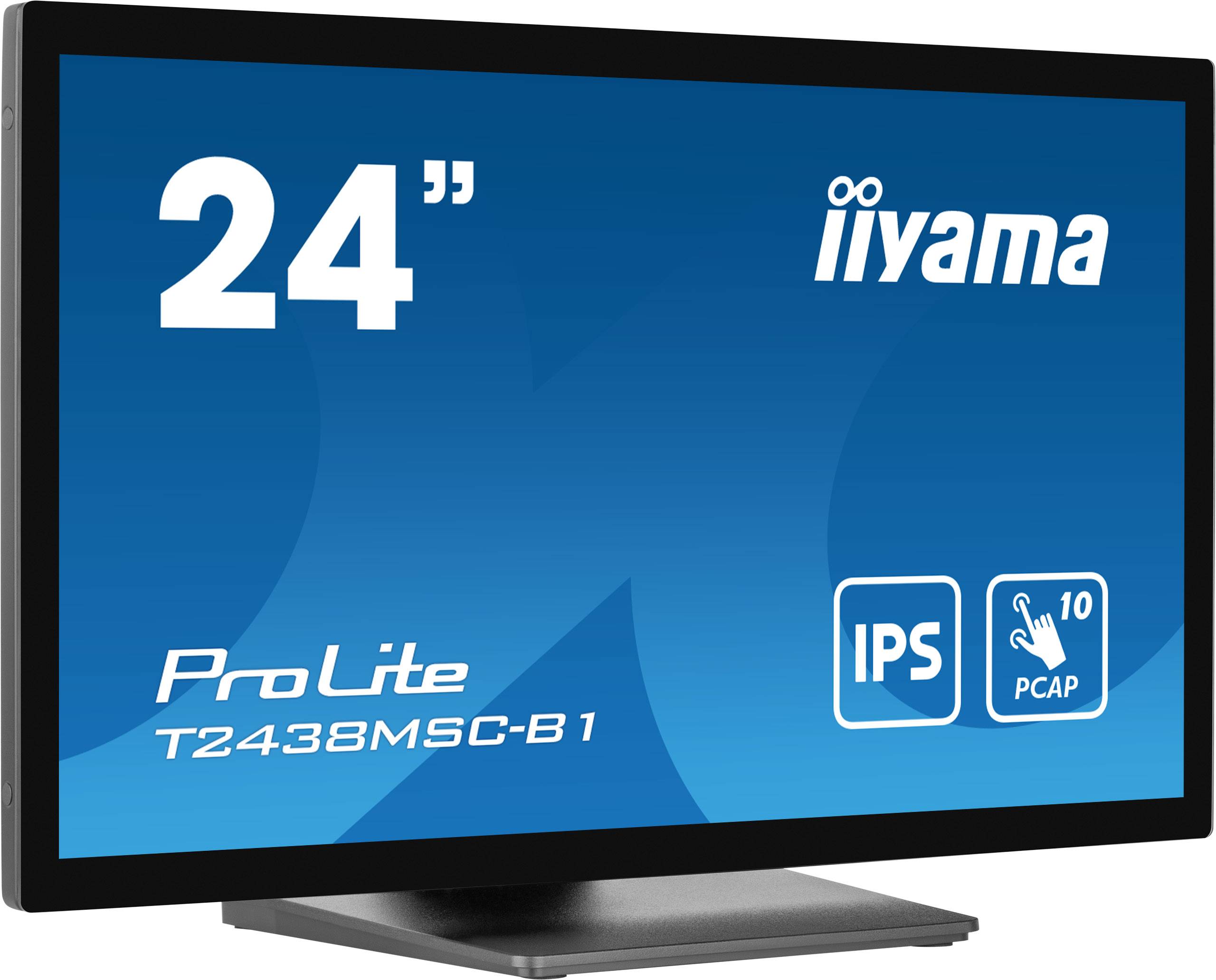 Rca Informatique - image du produit : T2438MSC-B1 23.8IN PCAP IPS/FHD/600CD/HDMI/DP/2USB