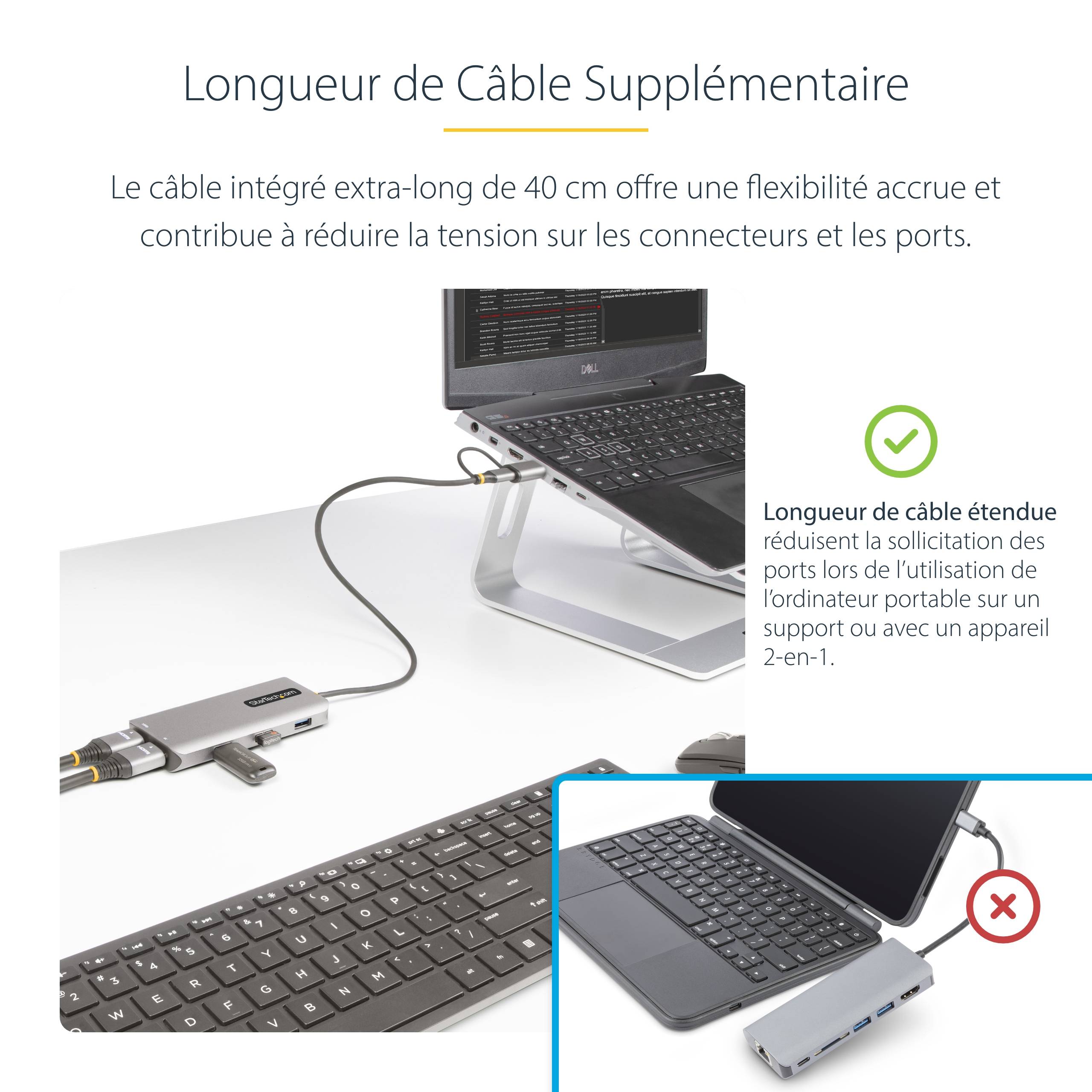 Rca Informatique - image du produit : USB-C / USB-A MULTIPORT ADAPTER 3-PORT USB HUB MINI TRAVEL DOCK