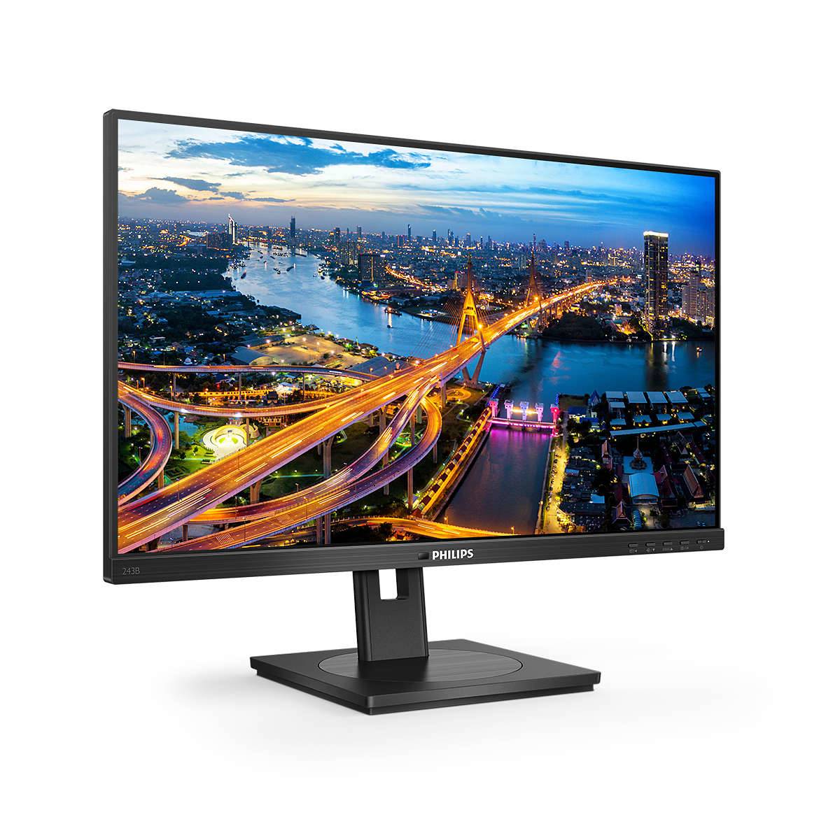 Rca Informatique - image du produit : 243B1/00 23.8IN IPS FHD 250CD 4MS/HDMI/DP/USB-C/HAS