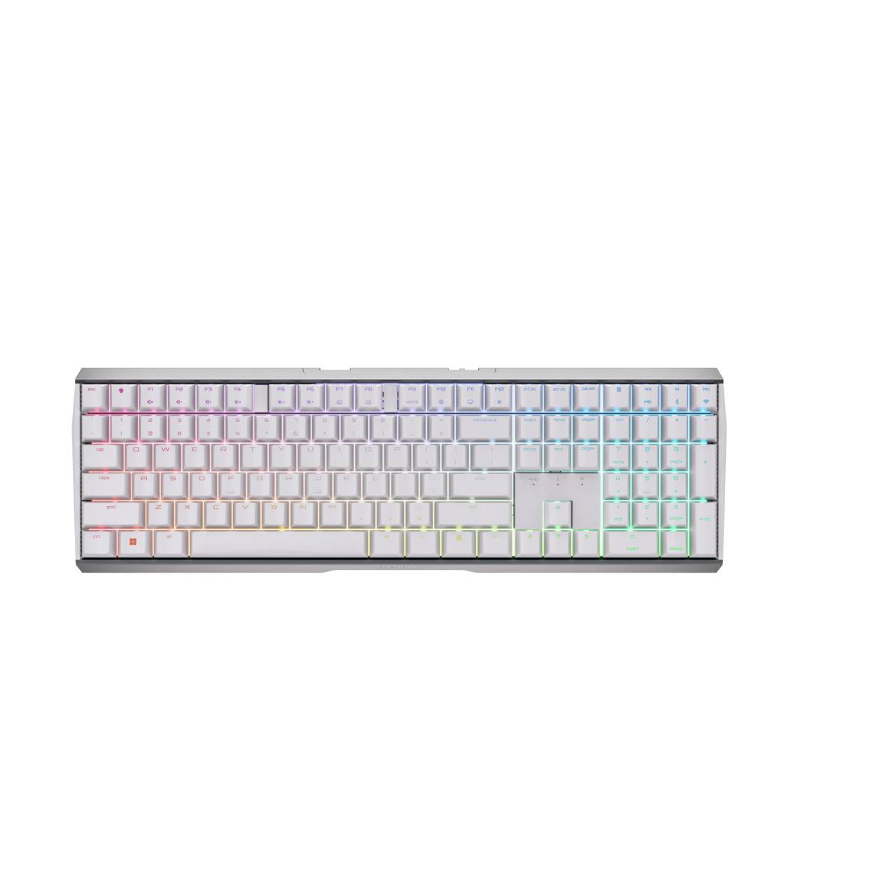 Rca Informatique - image du produit : CHERRY MX 3.0S WIRELESS BT US-INTERNATIONAL WHITE