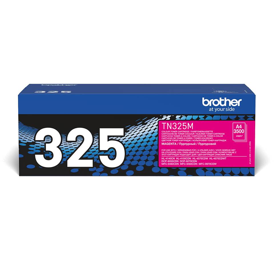 Rca Informatique - image du produit : TN-325M TONER MAGENTA 3500 PG F/ HL4150CDN/4570CDW/4570CDWT