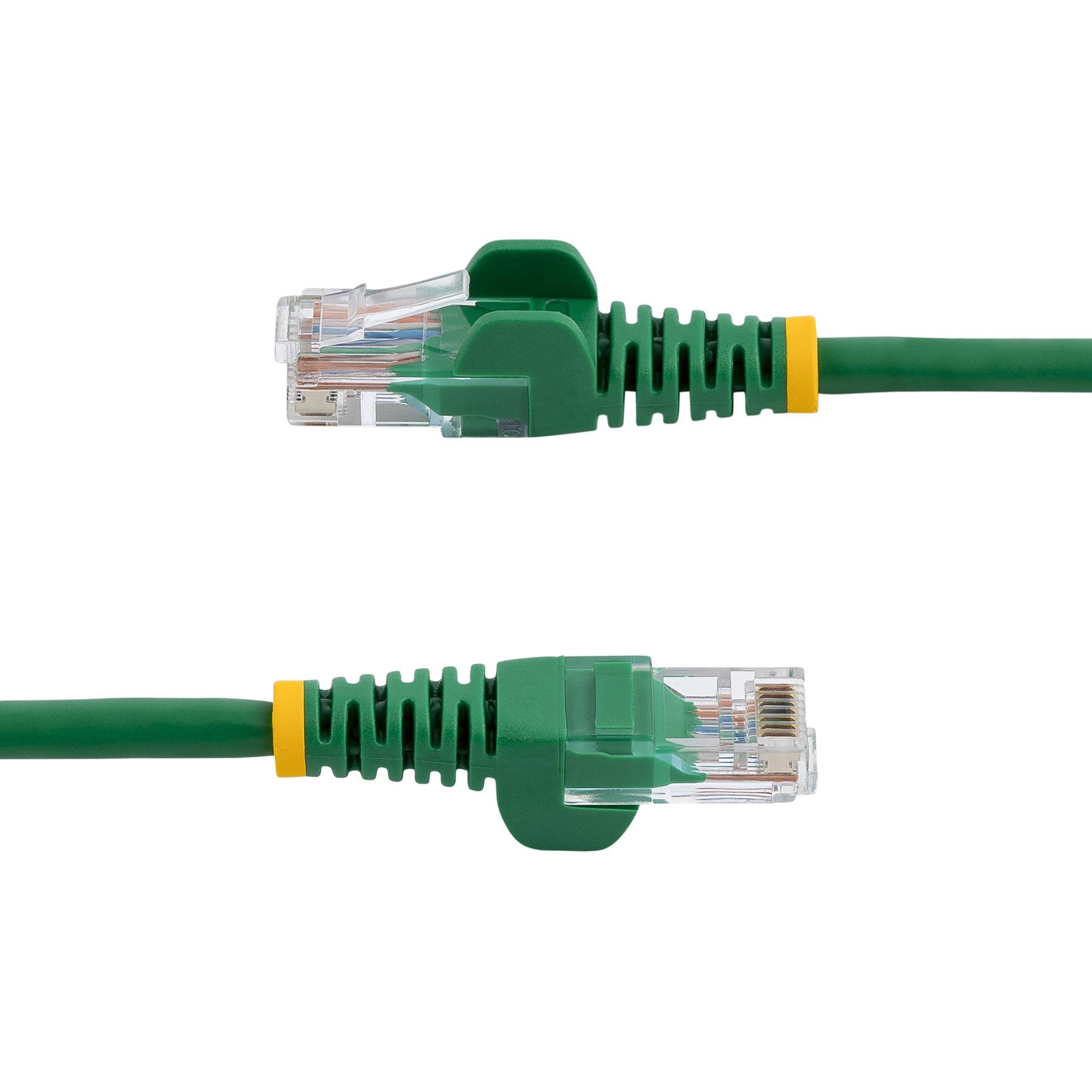 Rca Informatique - image du produit : CABLE RESEAU CAT5E UTP SANS CROCHET DE 50 CM - VERT