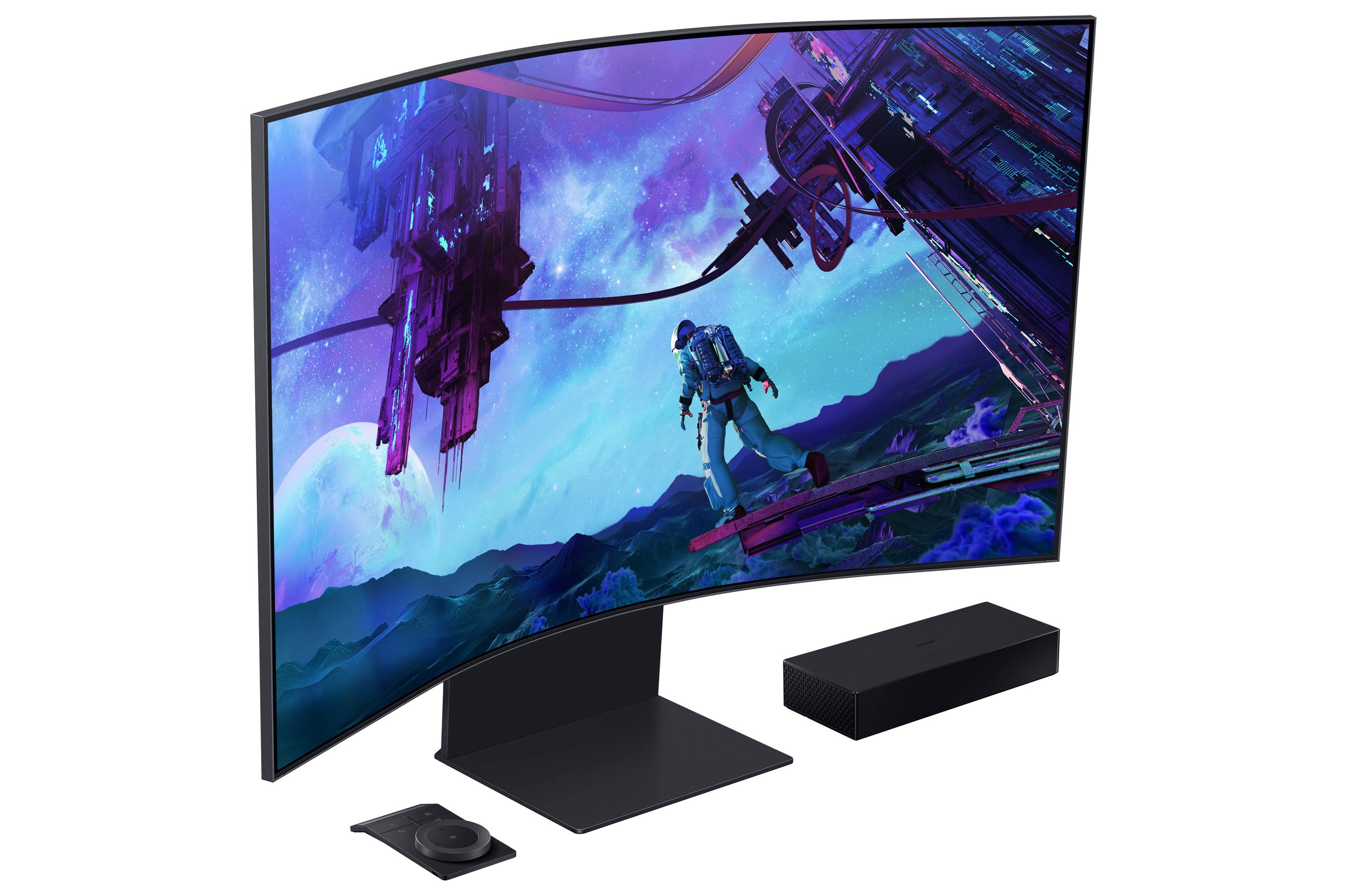 Rca Informatique - image du produit : SAMSUNG ODYSSEY ARK G970NU 55IN 16:9 CURVED (1000R) MINILED (105