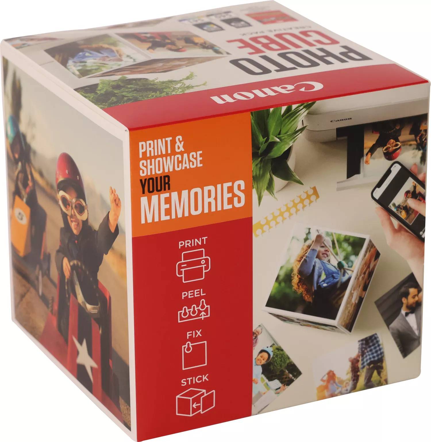 Rca Informatique - image du produit : PG-540/CL-541 PHOTO CUBE CREATIVE PACK WHITE ORANGE (5X5