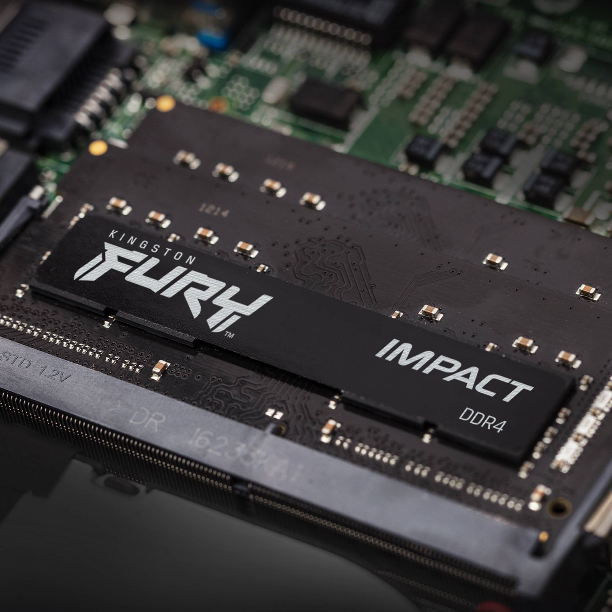 Rca Informatique - image du produit : 16GB DDR4-2666MHZ CL16 SODIMM FURY IMPACT