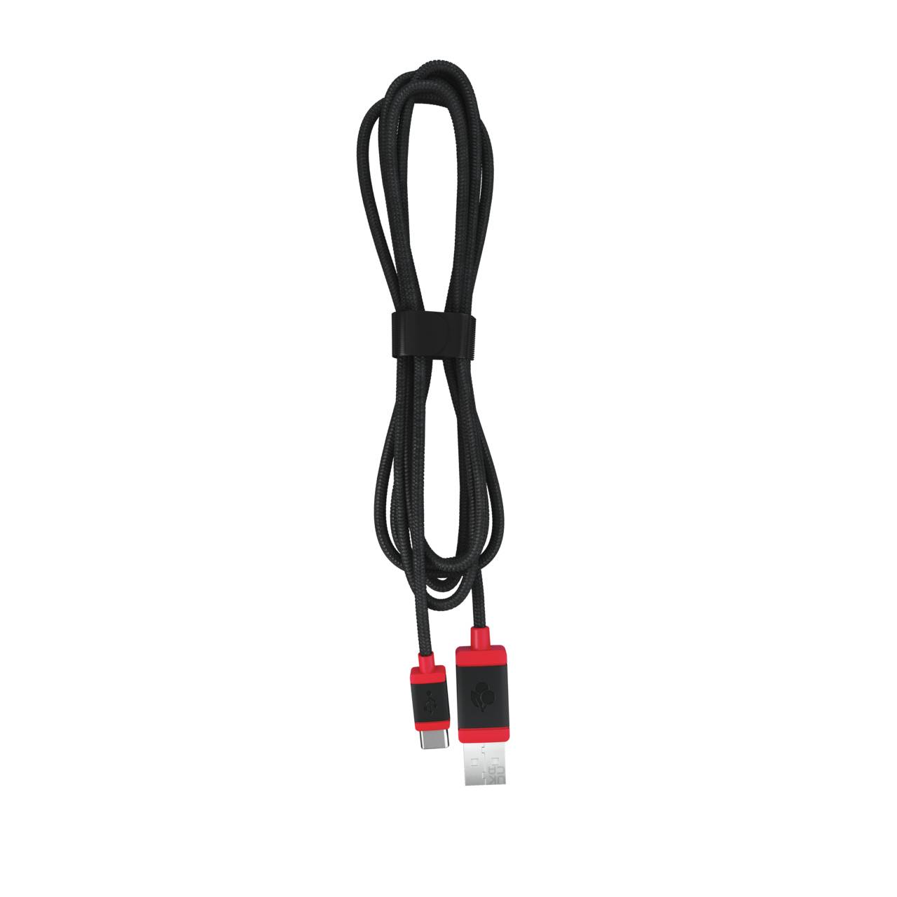 Rca Informatique - image du produit : CABLE 1.5 BRAIDED BLACK USB 2.0 USB A USB C