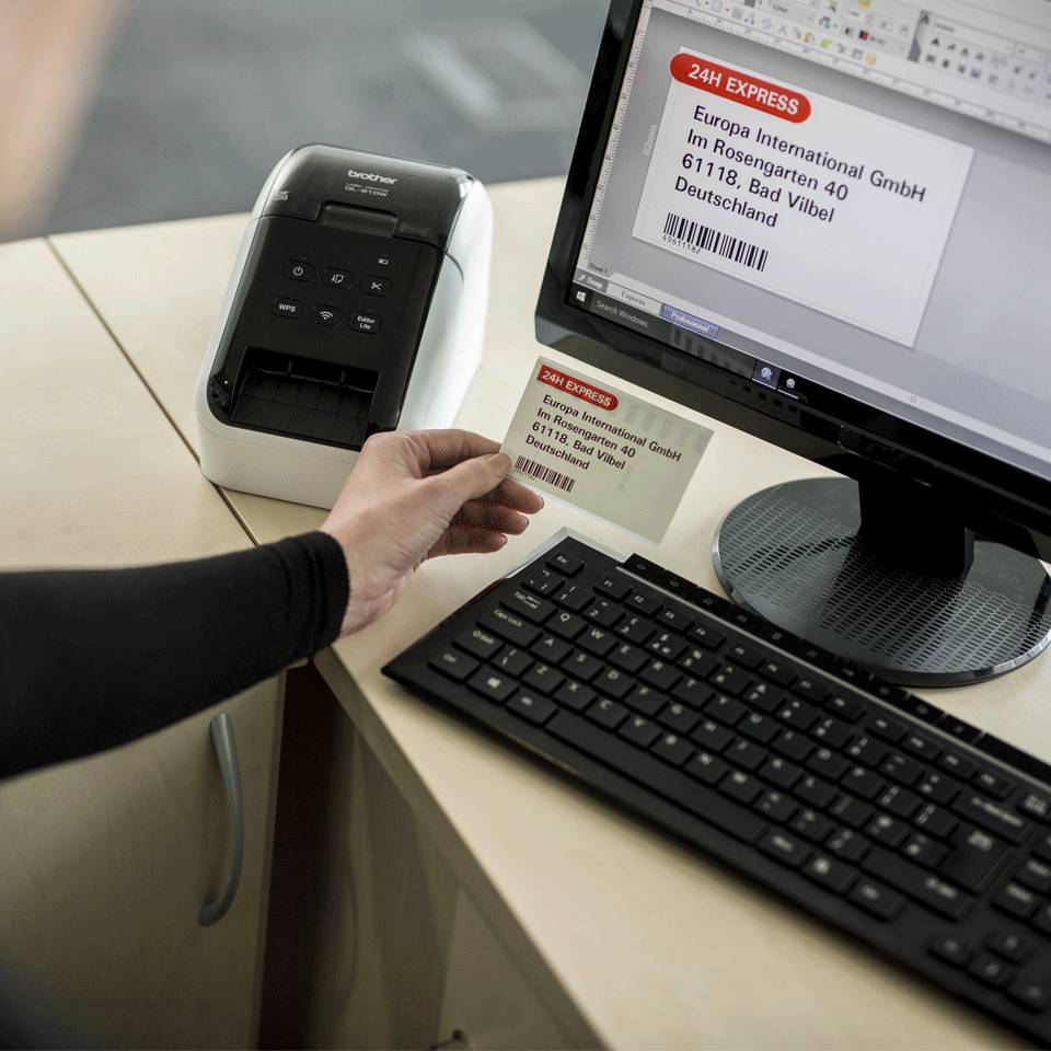 Rca Informatique - image du produit : PROFESSIONAL LABEL PRINTER WITH WI-FI