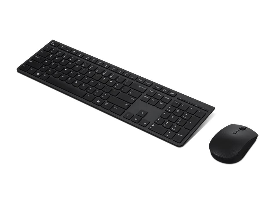 Rca Informatique - image du produit : WIRELESS RECHARGEABLE KEYBOARD AND MOUSE COMBO FRENCH