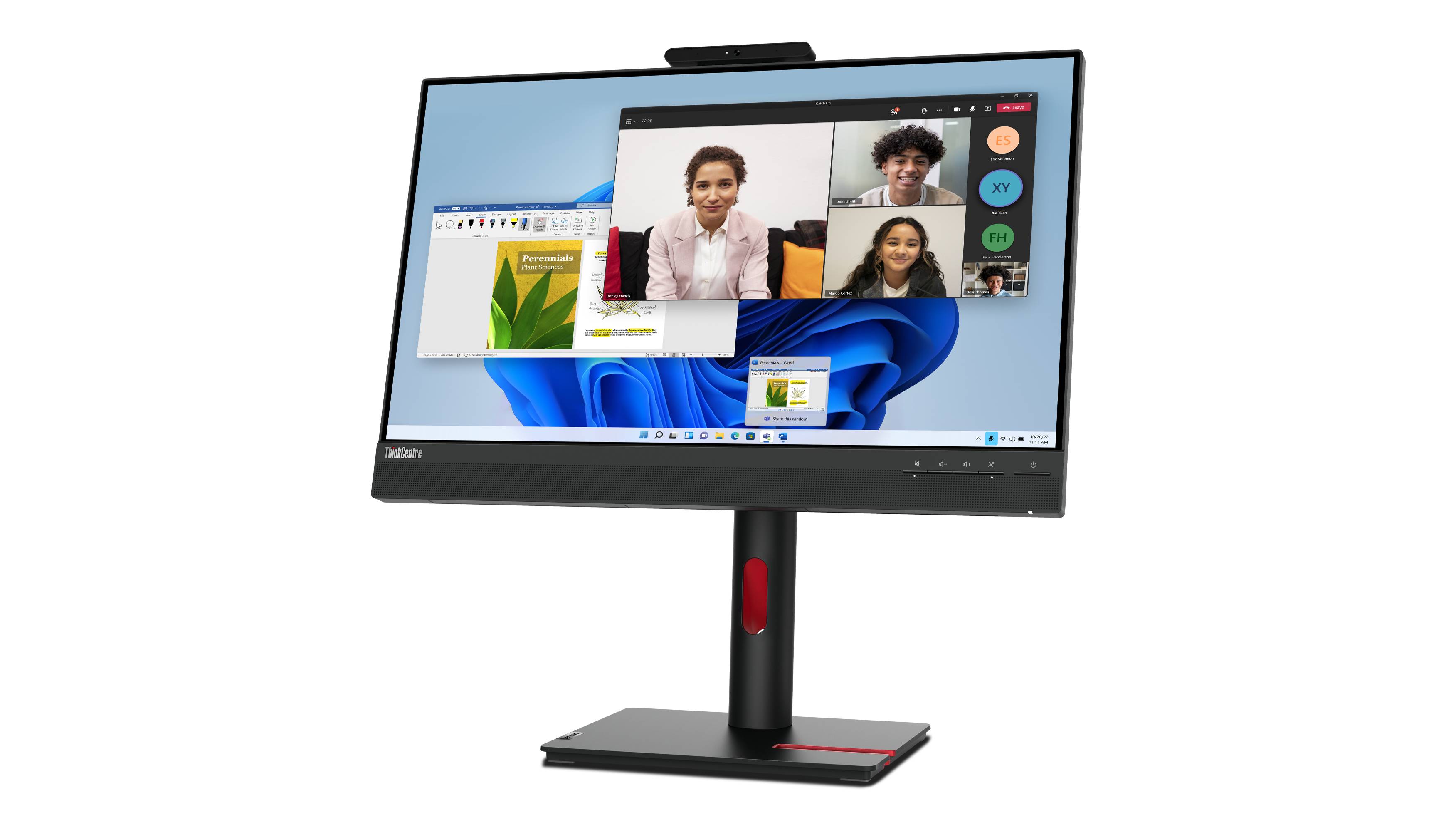 Rca Informatique - image du produit : THINKVISION TIO 24 G5 23.8 FHD IPS 16:9 250CD/M L THINKRED