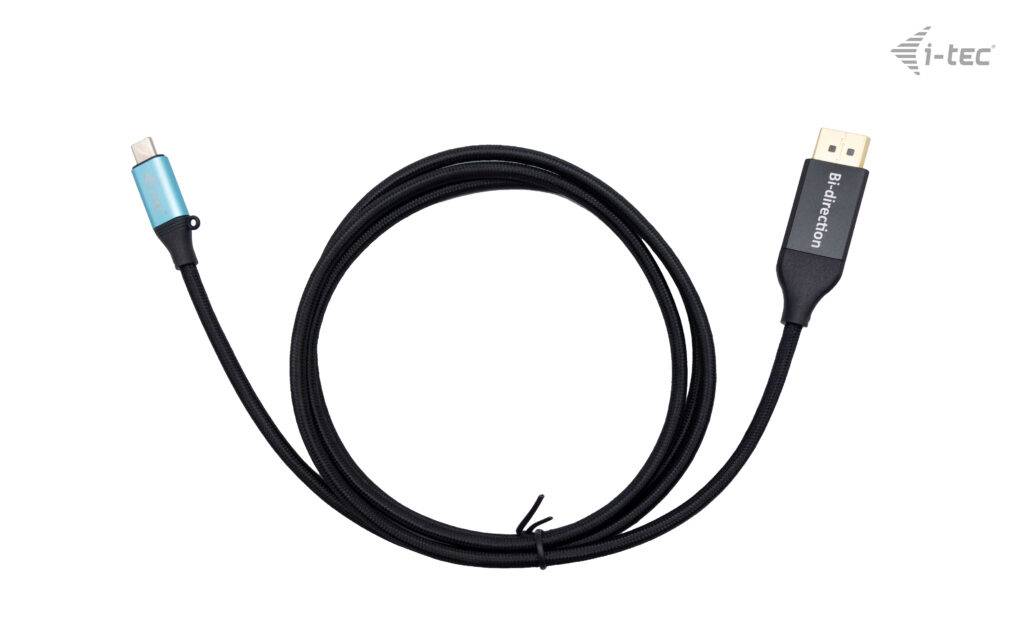 Rca Informatique - Image du produit : I-TEC USB-C DP CABLE ADAPTER BI-DIRECTIONAL 8K/30HZ 150CM