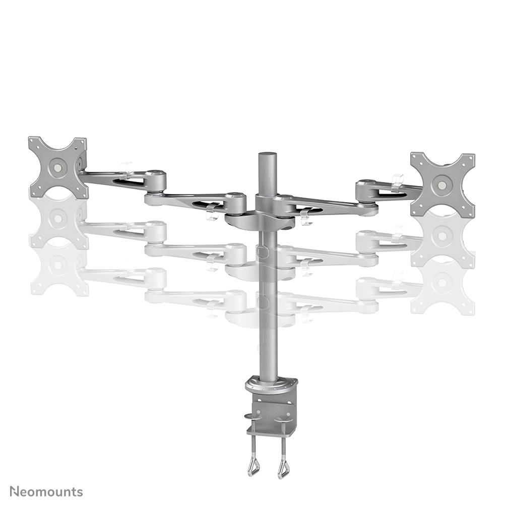 Rca Informatique - image du produit : SUPPORT BUREAU 2 ECRANS LCD/LED TFT JUSQU 26IN 3PTS DE FLEXION