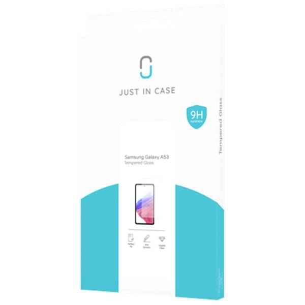 Rca Informatique - image du produit : JUST IN CASE SAMSUNG GALAXY A53 TEMPERED GLASS (CLEAR)