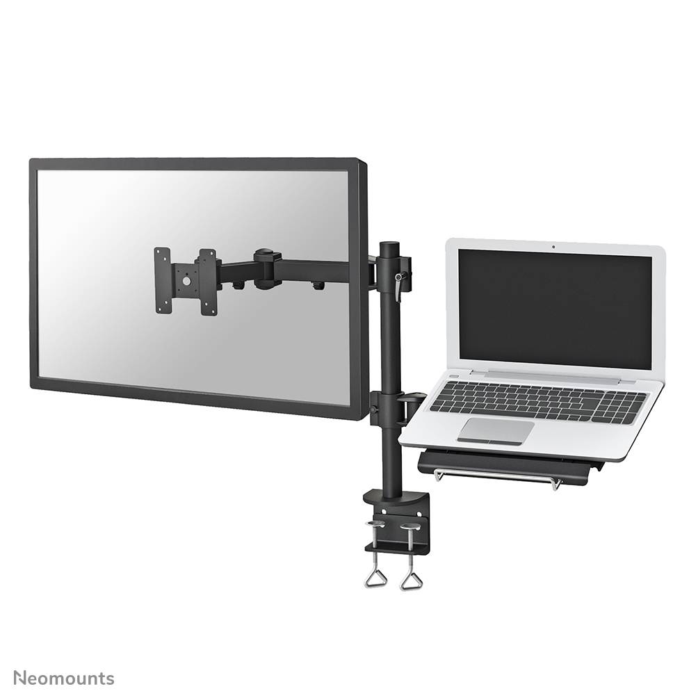 Rca Informatique - image du produit : SCREEN 10-27IN  LAPTOP DESK MO CLMP.BK.MAX10KG.VESA75X75TO100X1