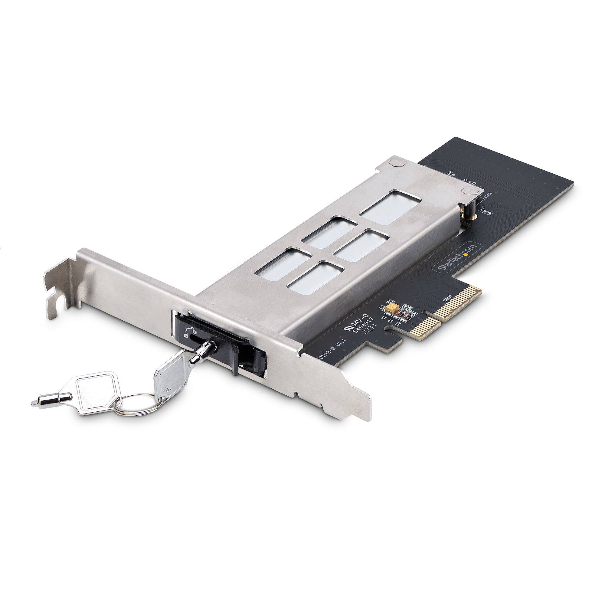 Rca Informatique - image du produit : M.2 NVME SSD TO PCIE X4 SLOT - HOT SWAP MOBILE RACK/BACKPLANE