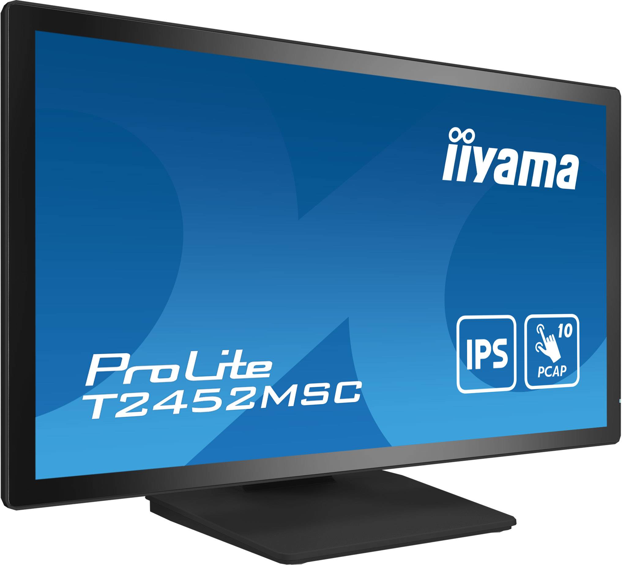 Rca Informatique - image du produit : T2452MSC-B1 23.8IN IPS FHD CAPACITIVE TOUCH/HDMI/DP/2USB