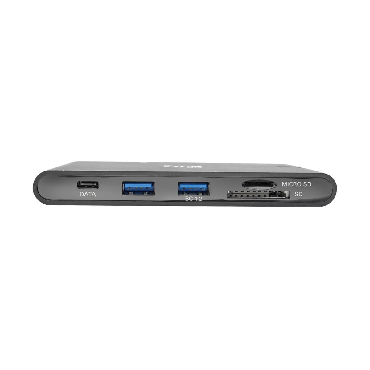 Rca Informatique - image du produit : USB-C LAPTOP DOCKING STATION HDMI/VGA THUNDERBOLT 3 BLK