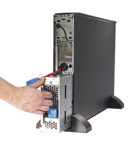 Rca Informatique - image du produit : SMART-UPS RM 1500VA BLACK TOWER/RACK SNMP CARD USB/SER IN