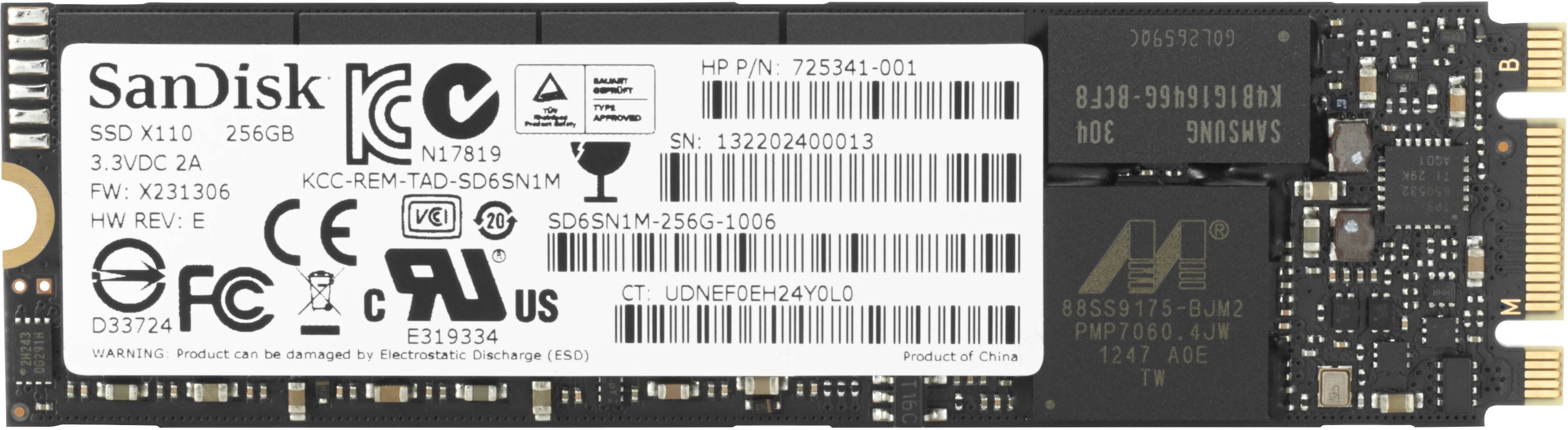 Rca Informatique - Image du produit : HP TURBO DRIVE G2 256GB M.2 SSD .